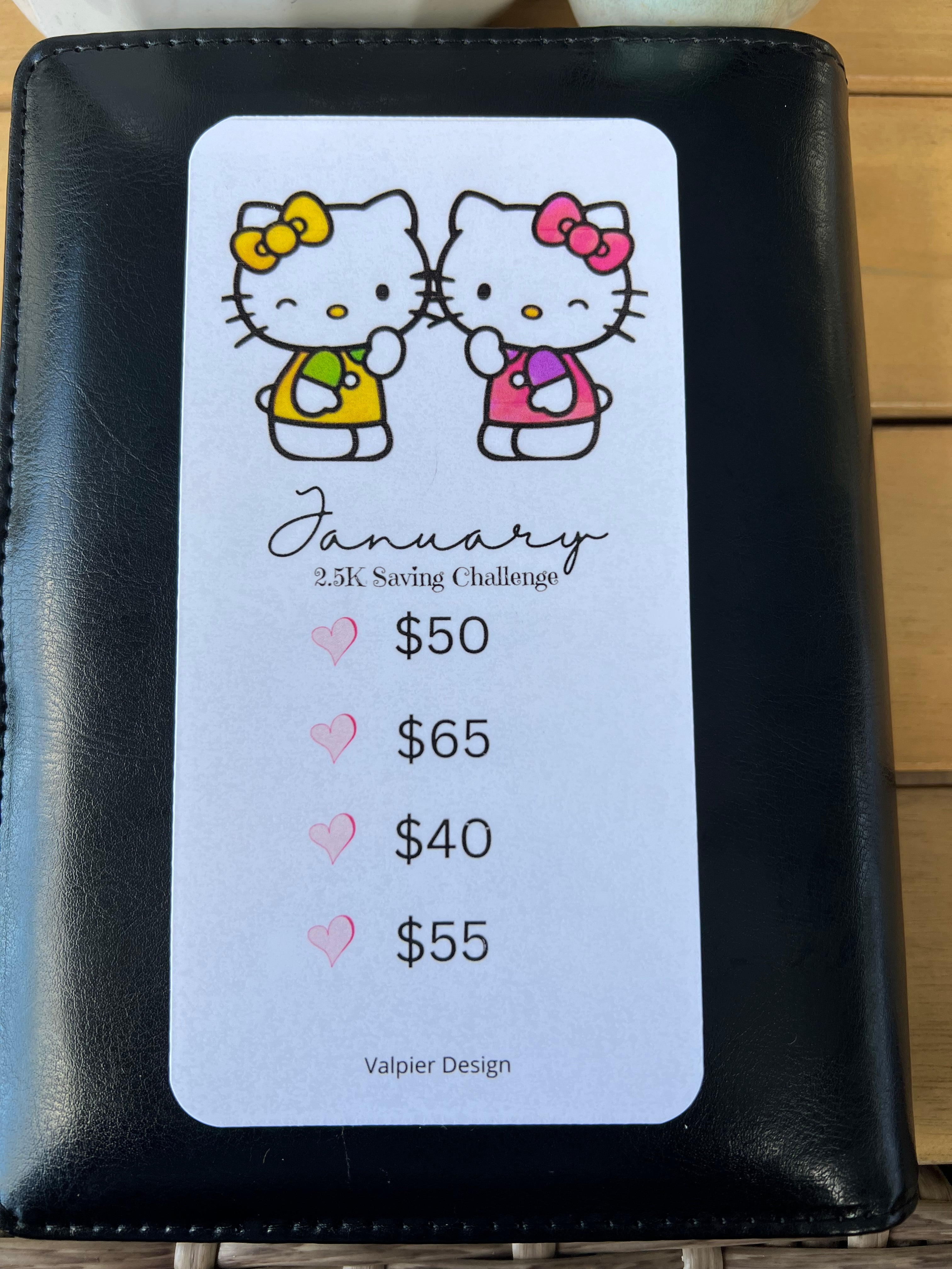 Monthly Saving Challenge Envelope Bundle