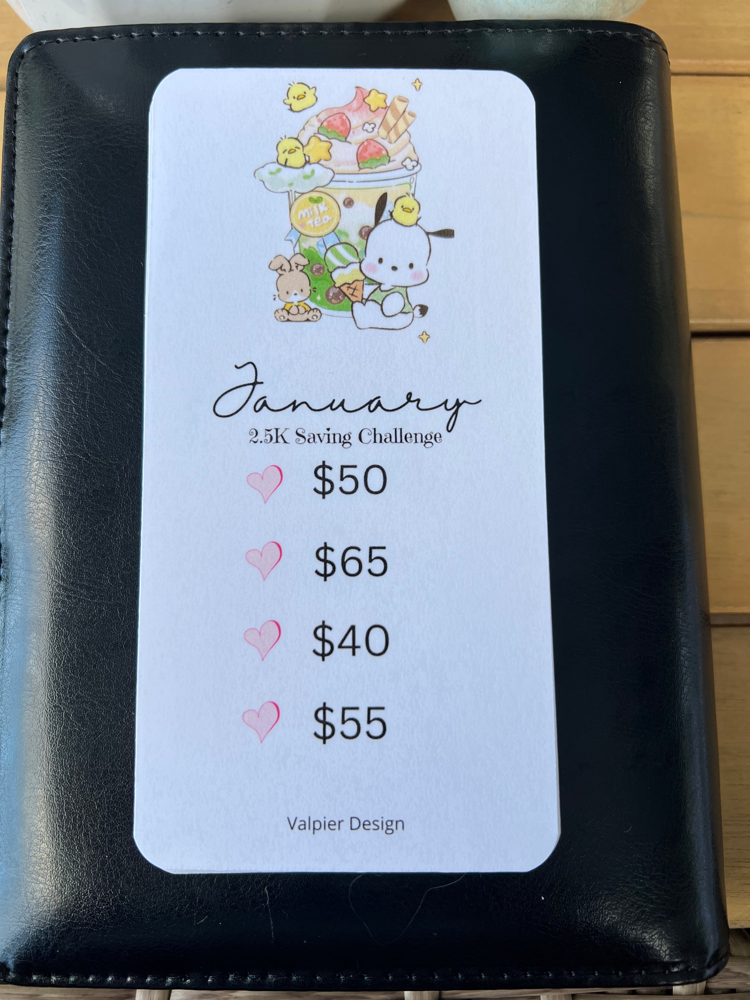 Monthly Saving Challenge Envelope Bundle