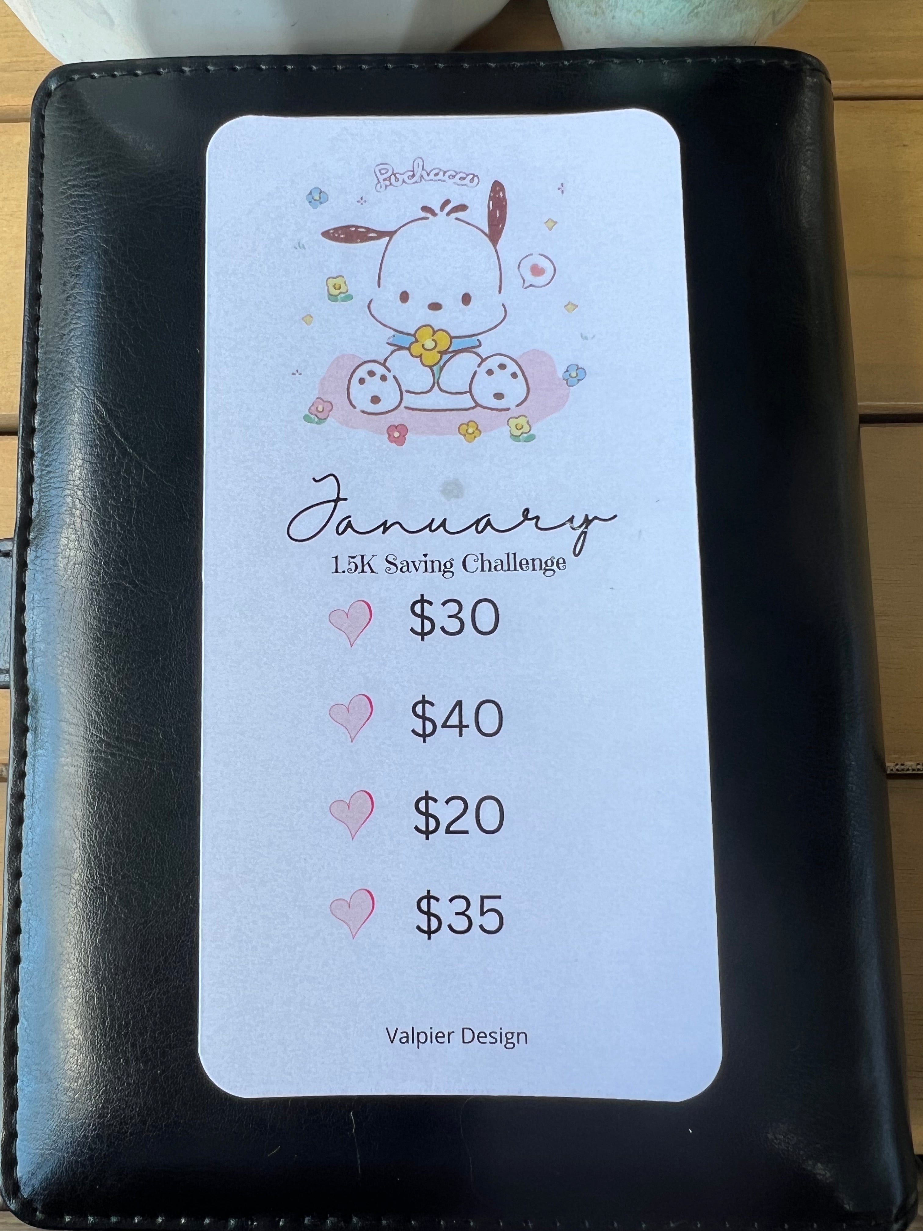 Monthly Saving Challenge Envelope Bundle